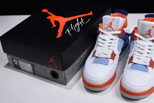 Cheap MAX Jordan 308497-171 White Bright Blue 4 Crimson-Royal Air 0424